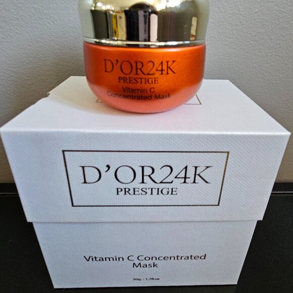 D'OR 24K VITAMIN C CONCENTRATED MASK - 1.7 fl oz \ 50 g - BRAND NEW - SEALED - Picture 1 of 11